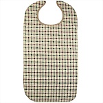 Autumn Beige Plaid Quilted Adult Clothing Protector, 18 x 34