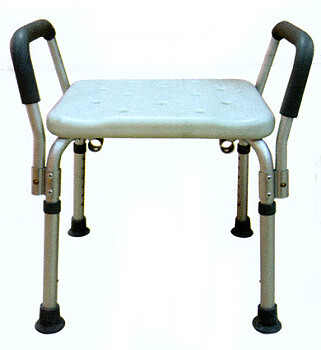bath chair with elevated arms