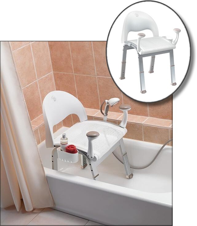 Premium Bath Chair with Support Arms