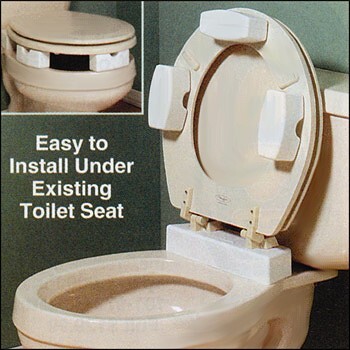 4 piece set toilet seat riser