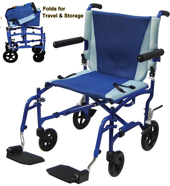 sporty and lightweight transport chair