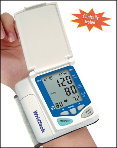 blood pressure monitor with protective cover