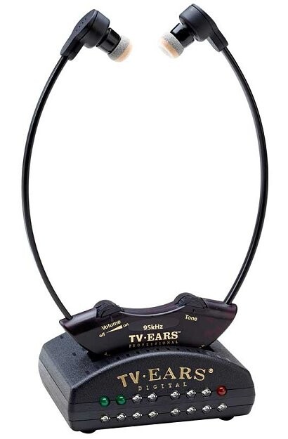 Digital TV Ears Headset TV Amplifier System