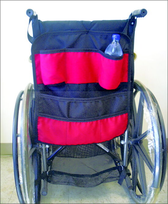 deluxe wheelchair back carry bag 