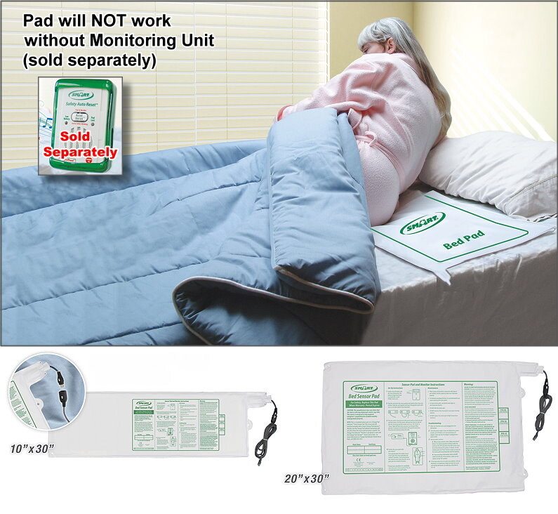 Bed Pad Sensors for Fall Monitor Caregiver Alarms