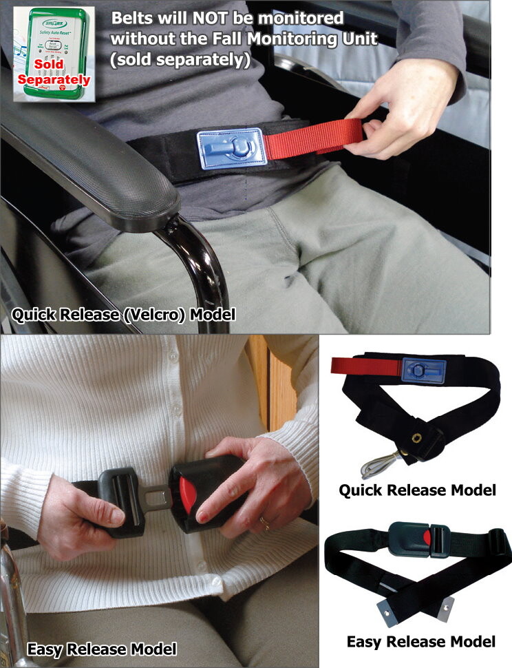Early Warning Wheelchair Belts with Alarm