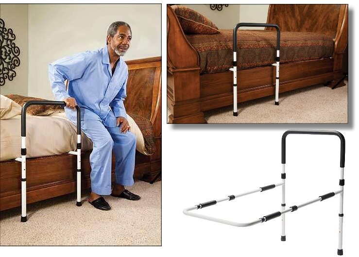 Bed Support Rail with Leg Extensions