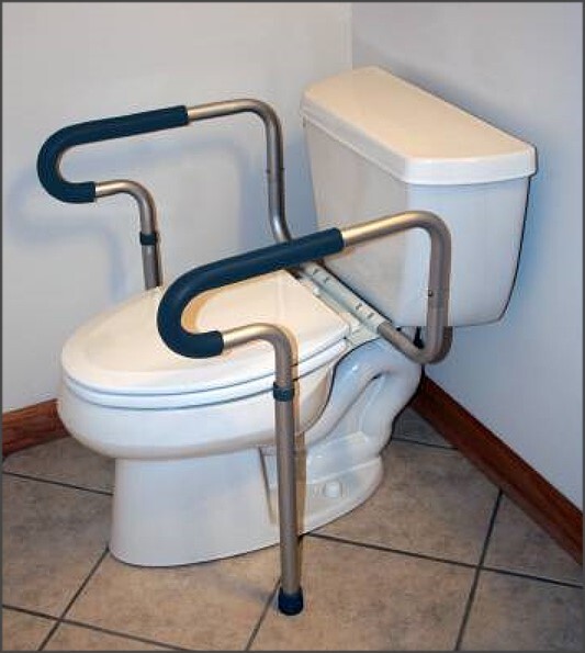 toilet safety frame