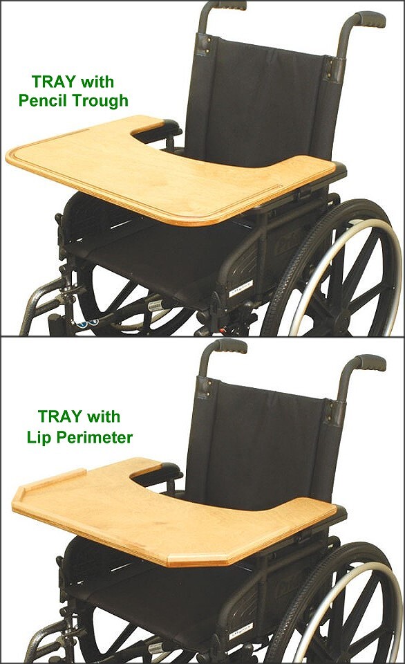 hardwood lap tray for wheelchairs