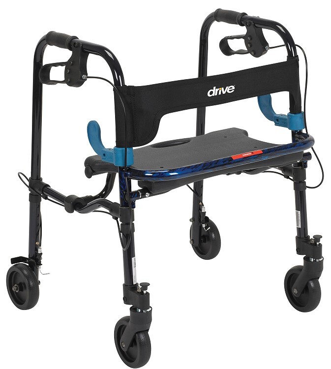 clever lite walker with 5 inch wheels