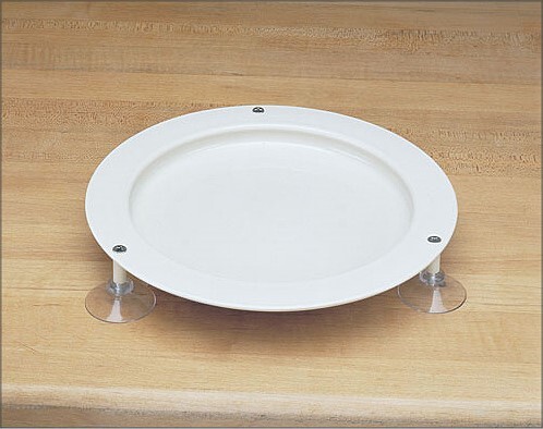 round up plate with suction cups