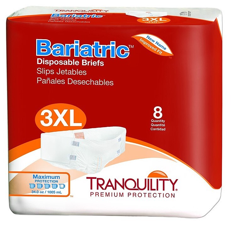 tranquility ATN 3X Bariatric Briefs