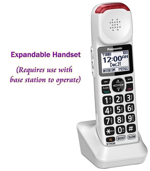 Expandable cordless handset for KX-TGM420W Phone System
