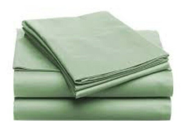 green flat hospital sheets
