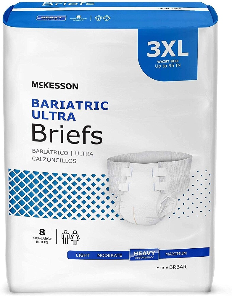 McKesson StayDry Bariatric Briefs