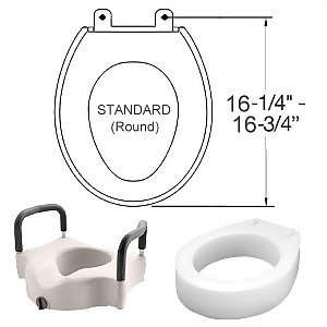 Raised Toilet Seats (Standard)