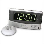 Sonic Alert Dual Alarm Clock with Vibrating Bed Shaker