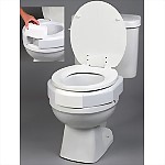 3" Elevated Secure-Bolt Toilet Seat, Standard Size