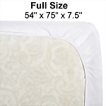 Essential® FULL Size Contour Fitted Vinyl Mattress Protector, 54 x 75 x 7