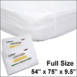 Essential® FULL Size Zippered Vinyl Mattress Protector, 54 x 75 x 9 