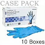 Nitrile Powder-Free Exam Gloves, 10 Boxes/Case, MEDIUM