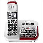 Panasonic® KX-TGM420W Cordless 40dB Amplified Phone with Answering Machine