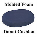 Molded Foam Donut Cushion (Invalid Ring), 16 X 13 X 3
