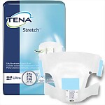 TENA® 2X Stretch Ultra Absorbency Briefs Fits 64"-70", (64/CS 32/BG) 