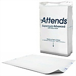 Attends® Supersorb Advanced 30 X 36 Dry-Lock® Core Underpads (5/BG 60/CS)