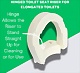Elongated Toilet Seat Riser for Seniors