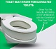 Raised Toilet Seat for Elongated Toilets