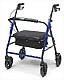Blue Lumex Bariatric Rollator Contoured