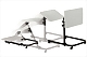 Adjustable top overbed table