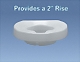 tall ette 2 inch toilet seat riser