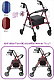 Universal Seat Height Aluminum Rollator