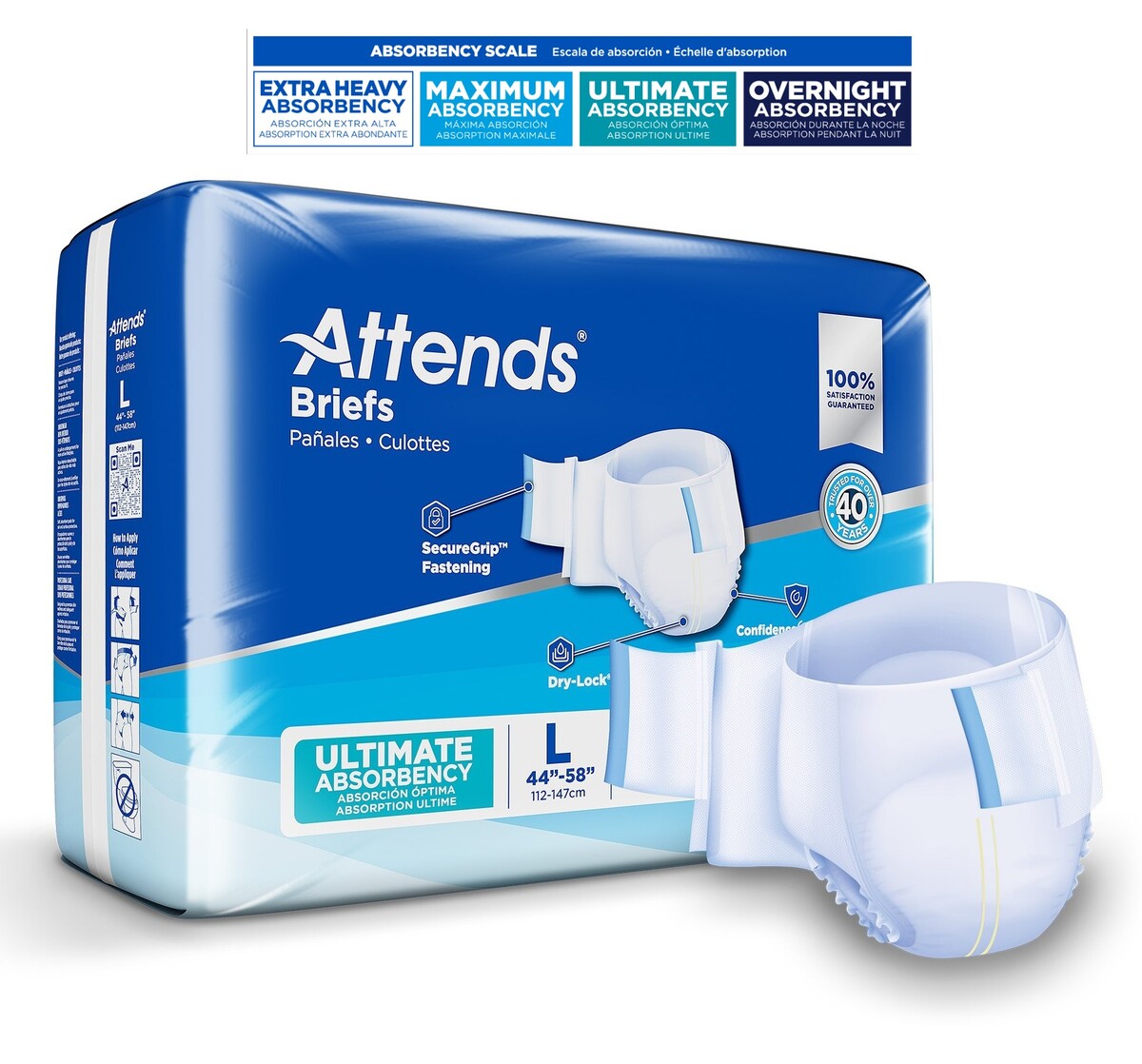 Attends Ultimate Absorbency Briefs