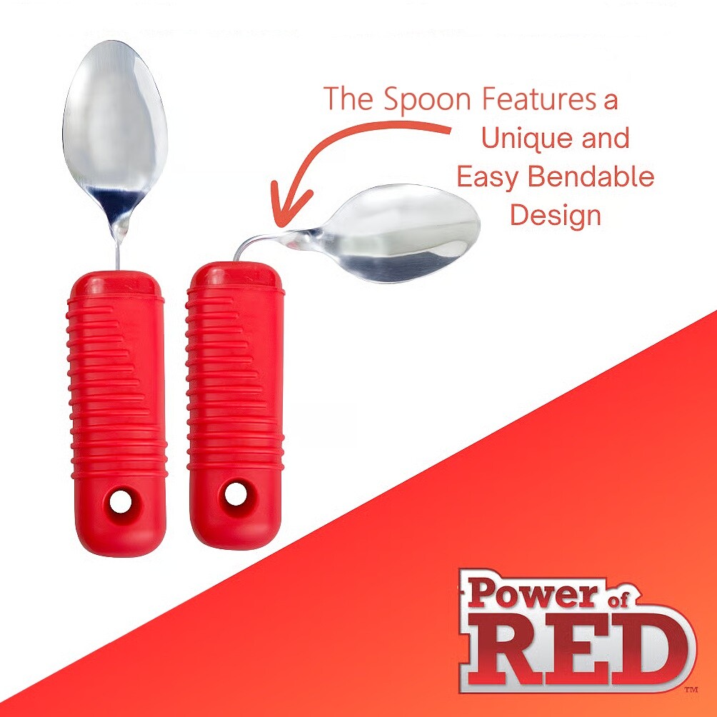 Red Adaptive Spoon for Alzheimers and Dementia