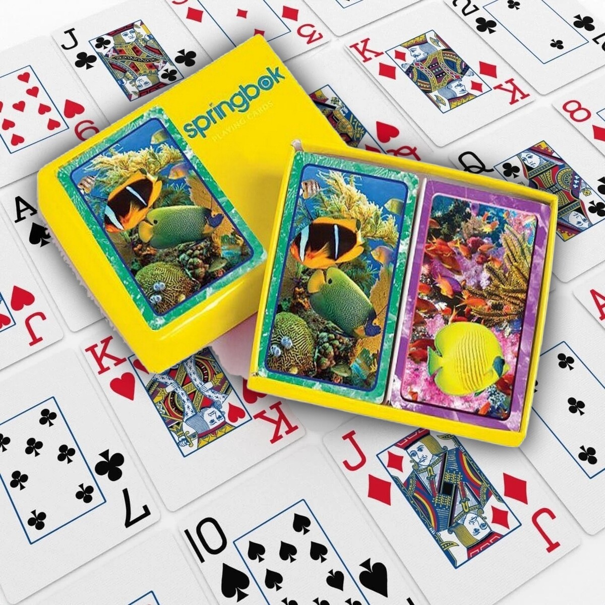 Springbok Aquatic Playing Cards Jumbo Index