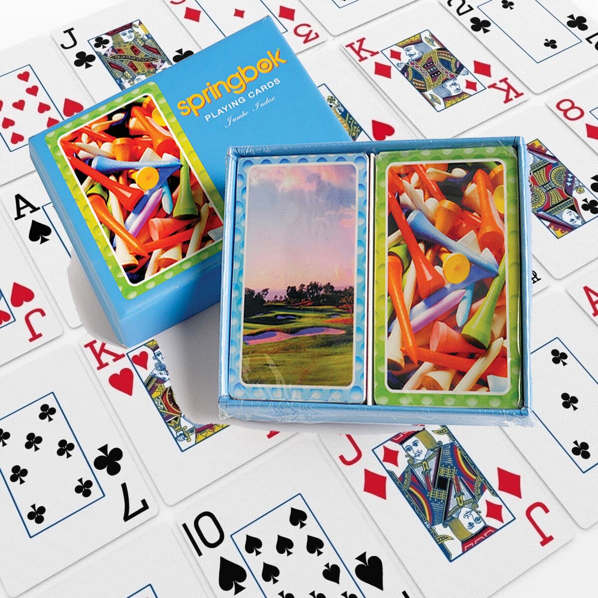 Springbok Golf Large Print Playing Cards