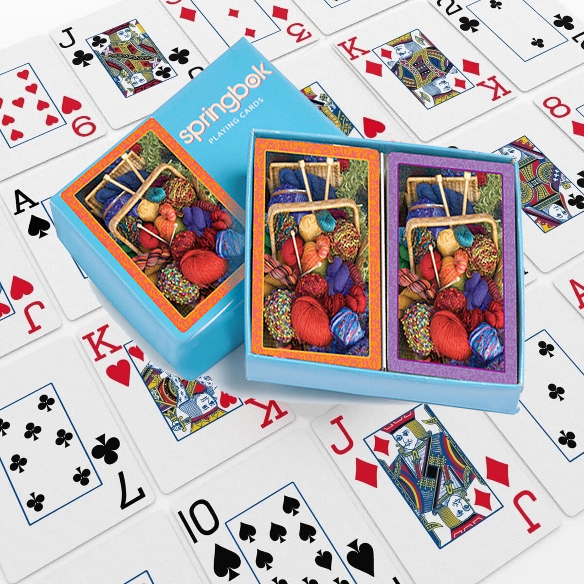 Springbok Large Print Playing Cards for Knitting Enthusiasts