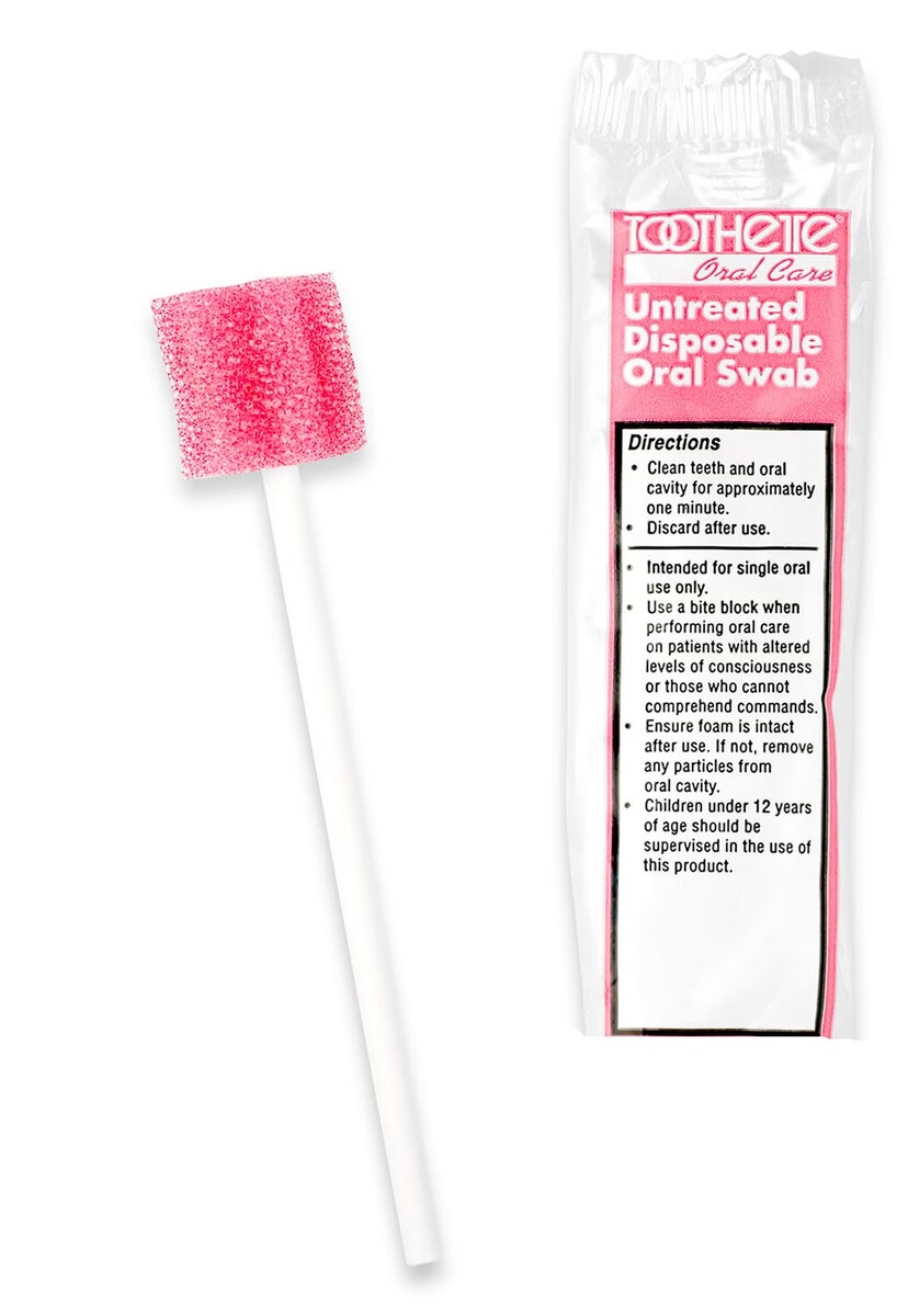 Toothette Oral Swabs Foam Mouth Sticks