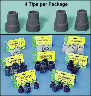 Quad Cane and walker Tips