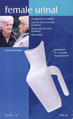 female urinal