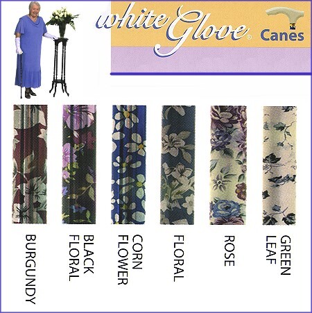 designer white glove lady canes