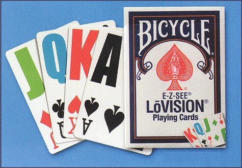 E-Z See Low Vision Playing Cards