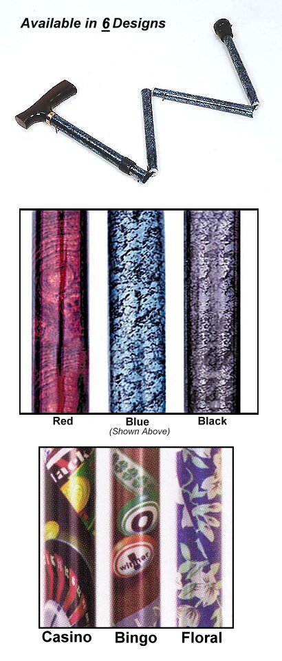 steppin out folding cane