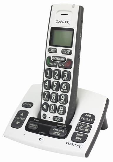 Large Button Cordless Phone with Answering Machine