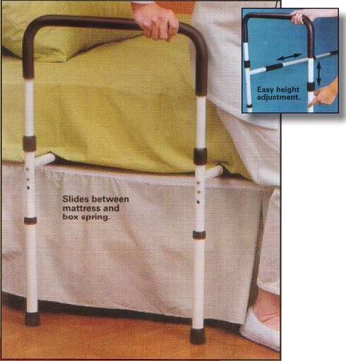 bedrail with leg support