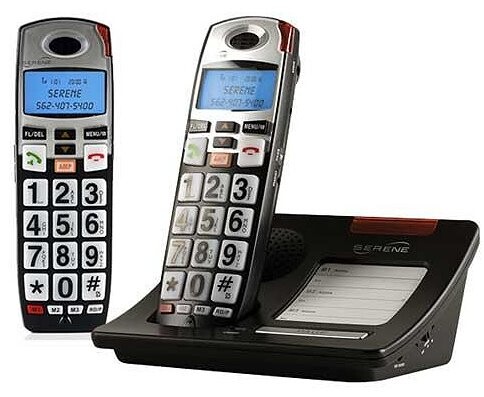 Serene Innovations CL-60 DECT 6.0 Amplified Phone with Expansion Handset