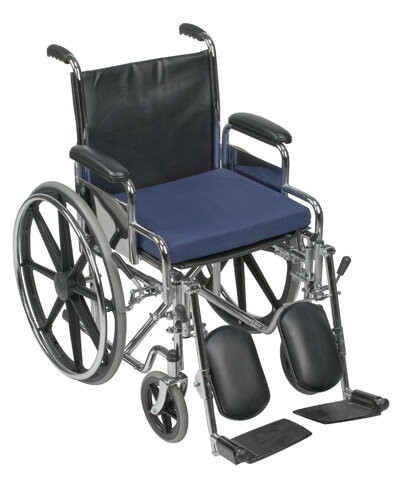 Navy Foam Wheelchair Cushion